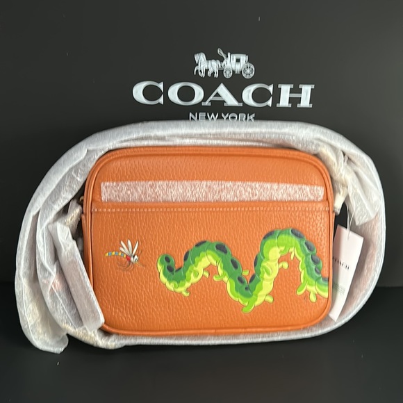 NWT Disney X Coach Flight Bag 19 Regenerative Leather Ears Wallet Set Mickey - Picture 7 of 8